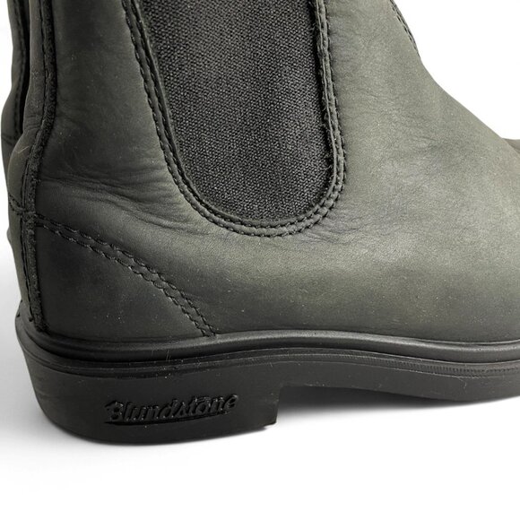 Blundstone Charcoal Gray Leather Chelsea Australian Boots Men's 5.5 Women's 7.5 - Picture 4 of 15